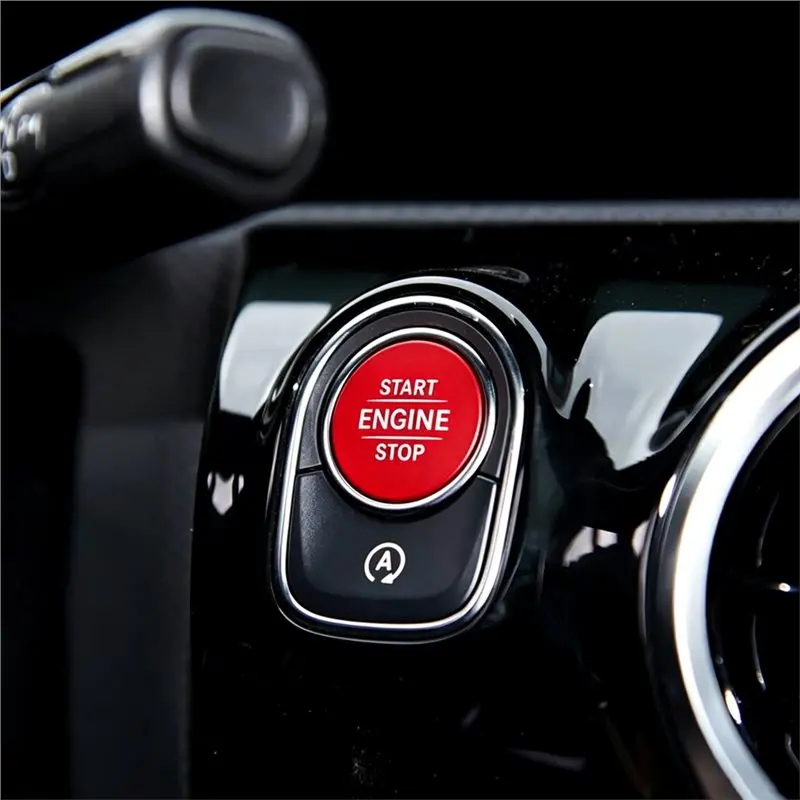 For Mercedes-Benz One-Touch Start Button Cover 1779051001 1779051201 W177 W118 W247 W447 W448 W907 A B V CLA Class
