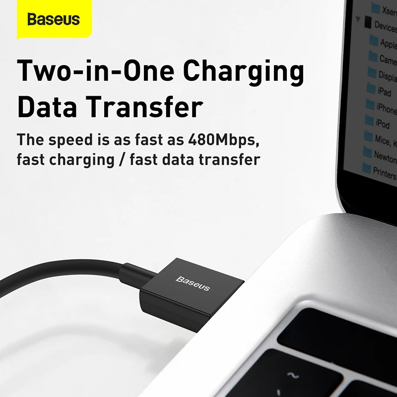 Baseus Superior Series Fast Charging Data Cable USB to Type-C 66W 100W Type-C to Type-C 100W