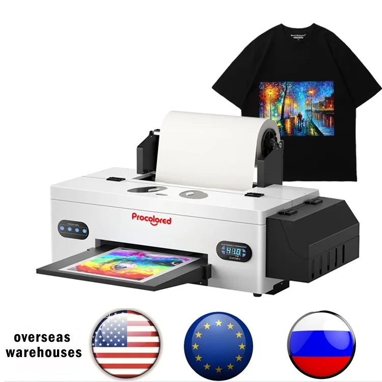 L1800/DX5/R1390 fast speed commercial dtf printer with white ink shaker