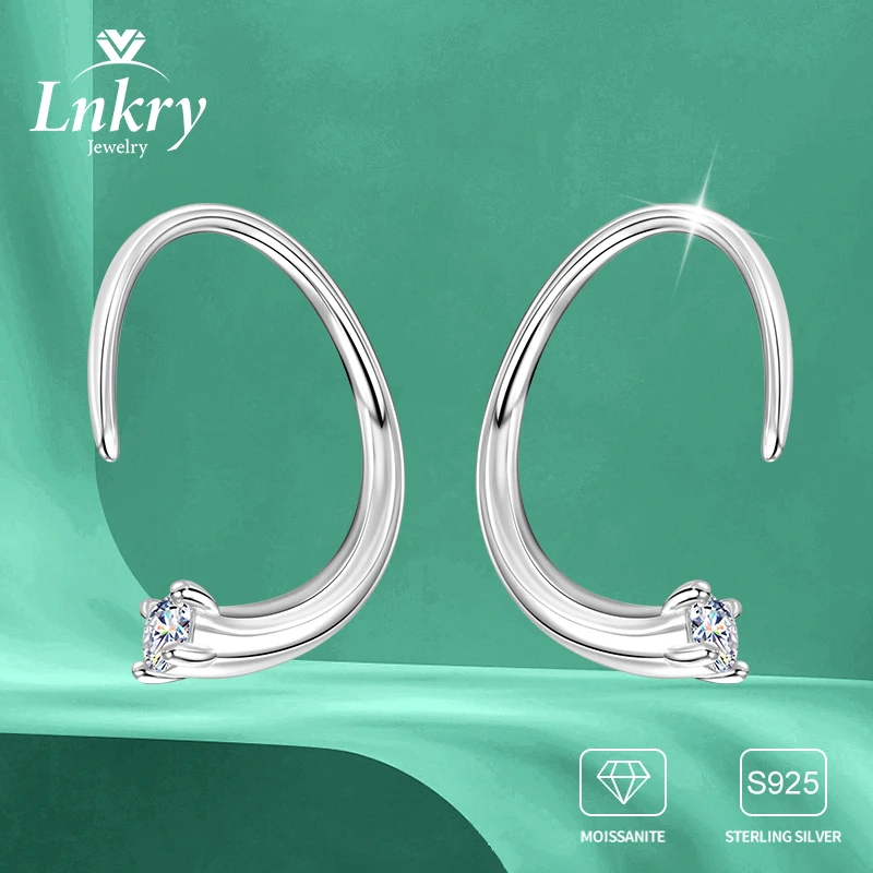 

Lnkry 2,5 мм мини-серьги-гвоздики с муассанитом Brinco Prata, серьги-гвоздики из стерлингового серебра 925 пробы для женщин, простые гламурные ювелирные изделия, подарок