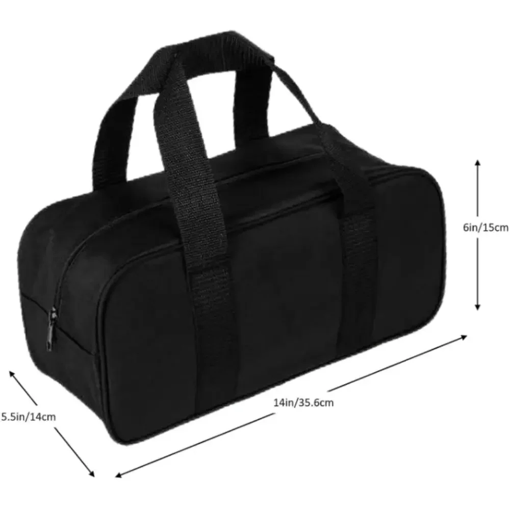 Bolsa de ferramentas de pano oxford à prova d'água, durável, grande capacidade, bolsa de ferramentas de carpinteiro, design leve, design compacto