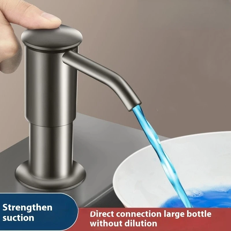 موزع الصابون لحوض المطبخ المدمج في الحوض موزع الصابون كونترتوب مضخة توزيع الصابون لوازم المطبخ