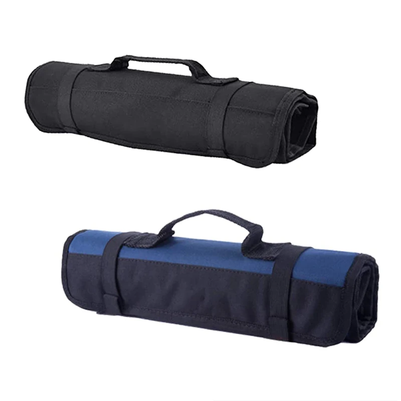 22 Pockets, Tool Roll Storage Box, Wrench Screwdriver Pliers Socket Canvas Bag, Eelectrician Men Use Storage Bag