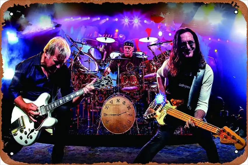 Rush Band Poster Metal Sign Tin Metal Retro Wall Decor for Home,Street,Gate,Bars,Club ,Restaurants,Cafes,Store Pubs Sign Gift 8