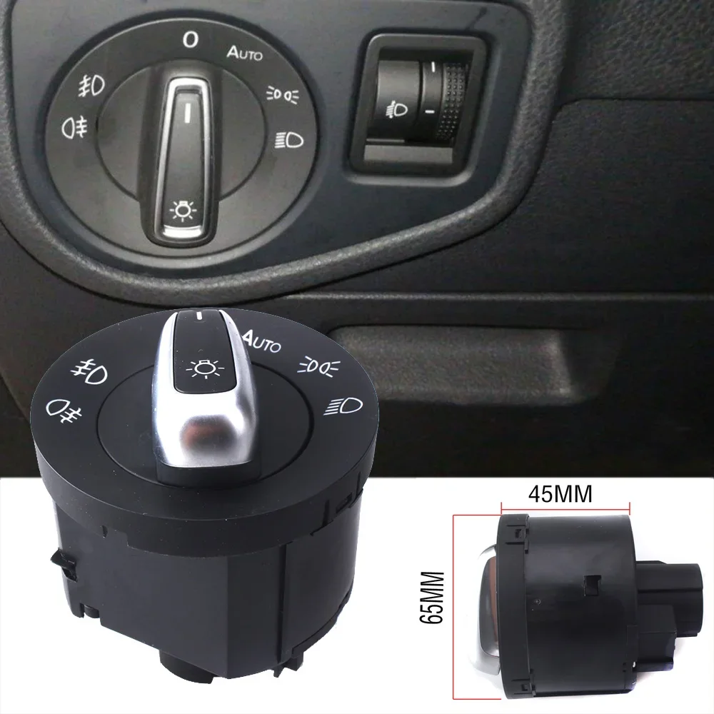 Headlight Switch and Auto Headlight Switch Sensor For  VW Golf 6 MK6 Tiguan Passat B6 B7 CC Touran Jetta 5ND941431B