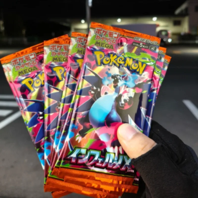 100% الأصلي البوكيمون M2 ميجا تطور Charizard الداعم حزمة بطاقة التداول حزمة PTCG اليابانية تحصيل أنيمي بطاقات لعبة الهدايا #4