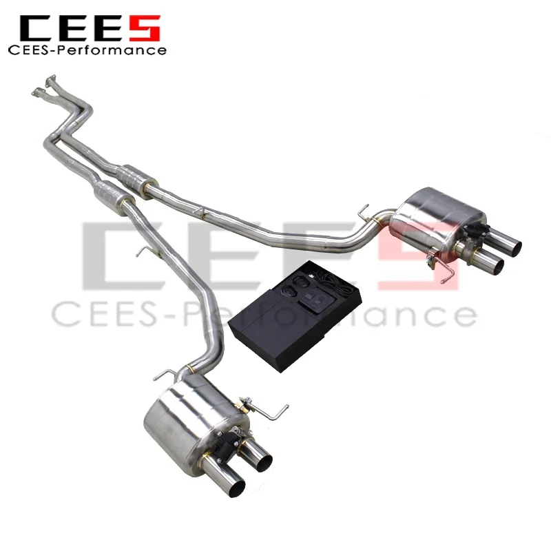 cees Electric Valves Cat-Back Exhaust System for BMW 730 740 F02 3.0T 2009-2015 SS304 Sport Exhaust Pipe Muffler with Remote