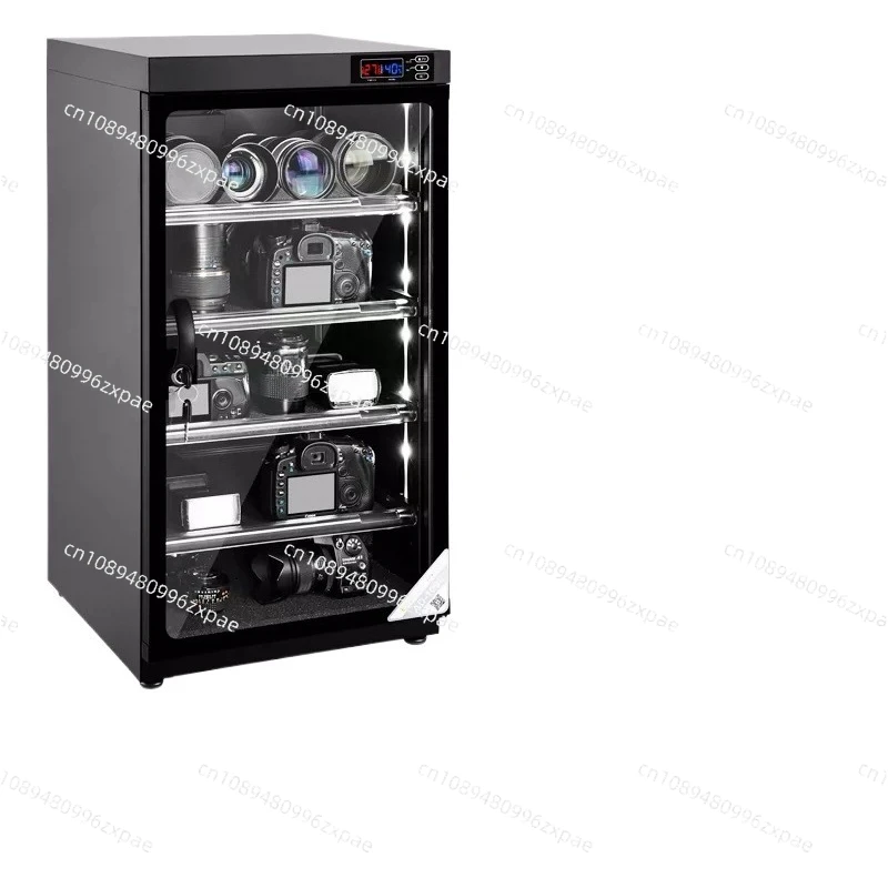 Electronic Dry Cabinet for Camera Gear - Moisture Proof Storage Box with Hygrometer for Lenses & Equipment
