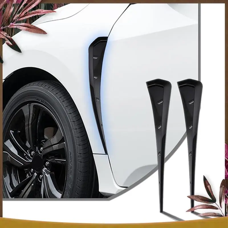 AB59-Universal Car Mudguard Side Vent Decorative Stickers, Air Flow Intake Hole Grille Accessories ,ABS