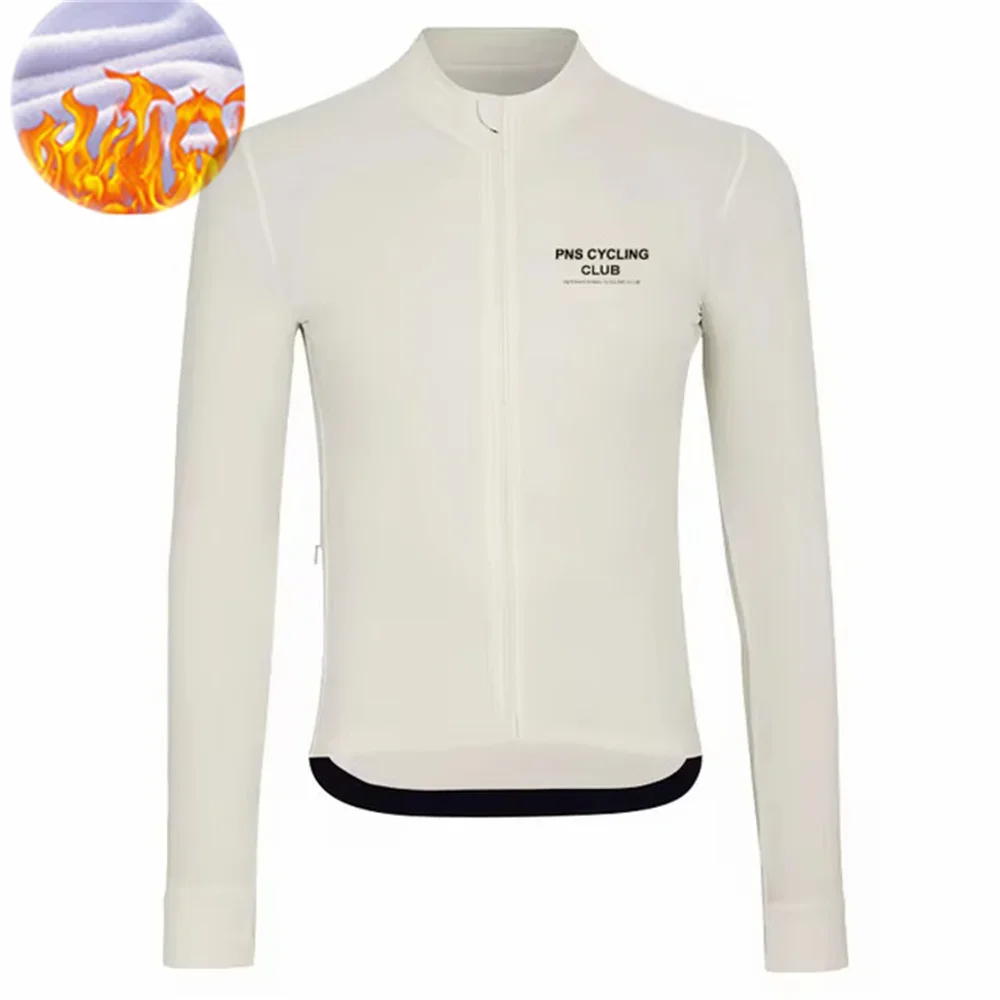 

PNS Cycling Jersey Long Sleeve Thermal Fleece Men Winter Warm MTB Road Bike Clothing Windbreaker Jersey Maílllot Ciclismo Hombre