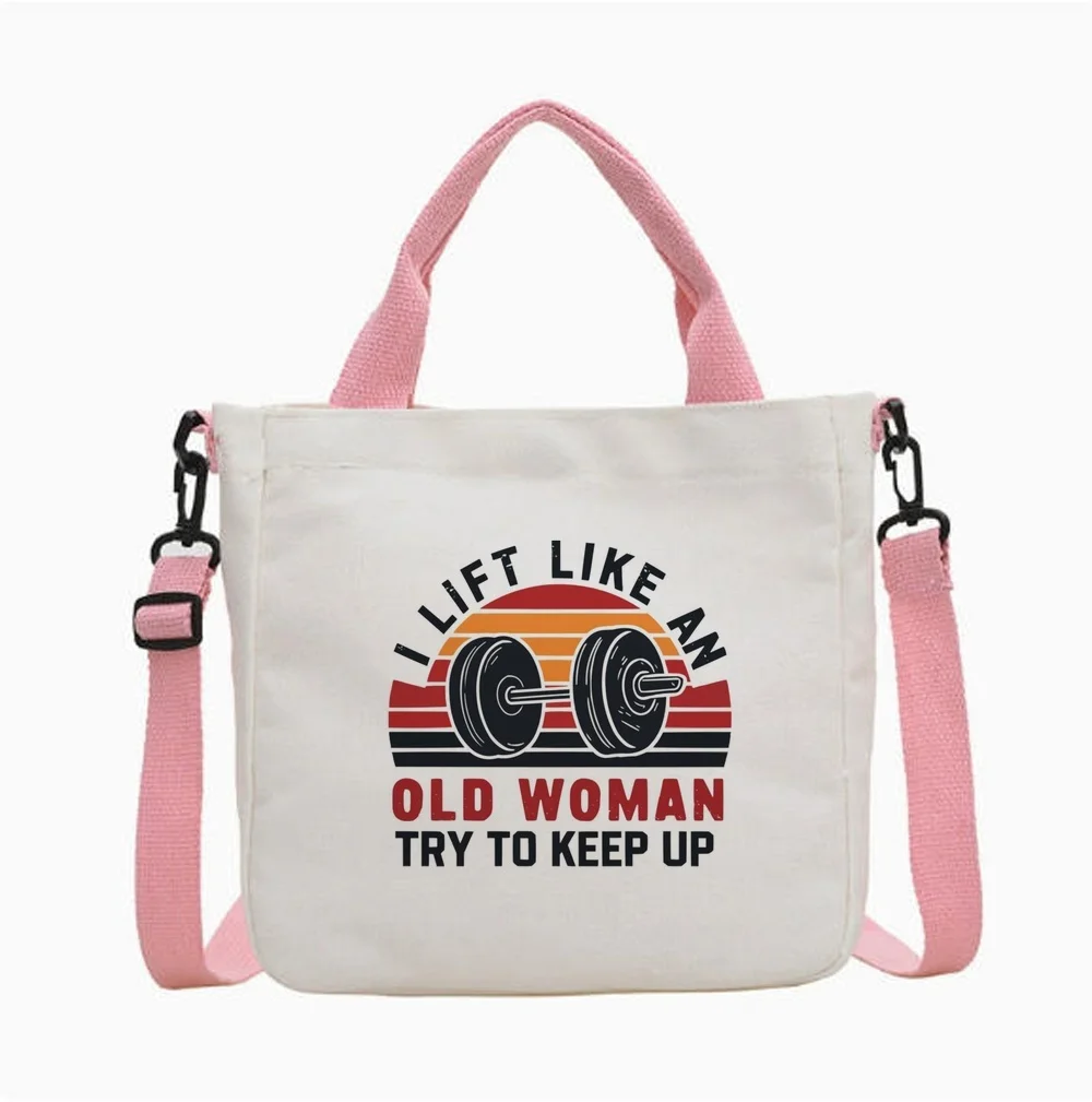 Crossfit tote bag y2k totebag einkaufstasche reusable personnalisable femme