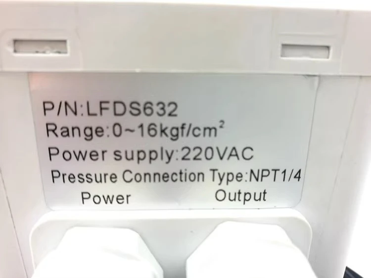 LFDS630 Digital Display 220V/110V Vacuum Negative Pressure Pump Switch Air Compressor  Start and Stop Controller