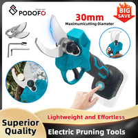 Podofo Electric Pruning Tools Pruning Shears Battery Secateurs for Makita 18 V Battery Cordless Loppers for Garden Tree Pruning