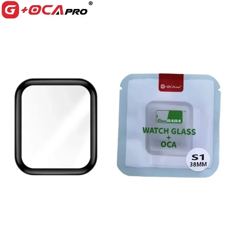 G+OCA PRO BABA Front Screen Outer Glass Lens With OCA For Apple Watch Series S3 S4 S5 S6 SE S7 S8 S9 45 49 41 38 42 44mm