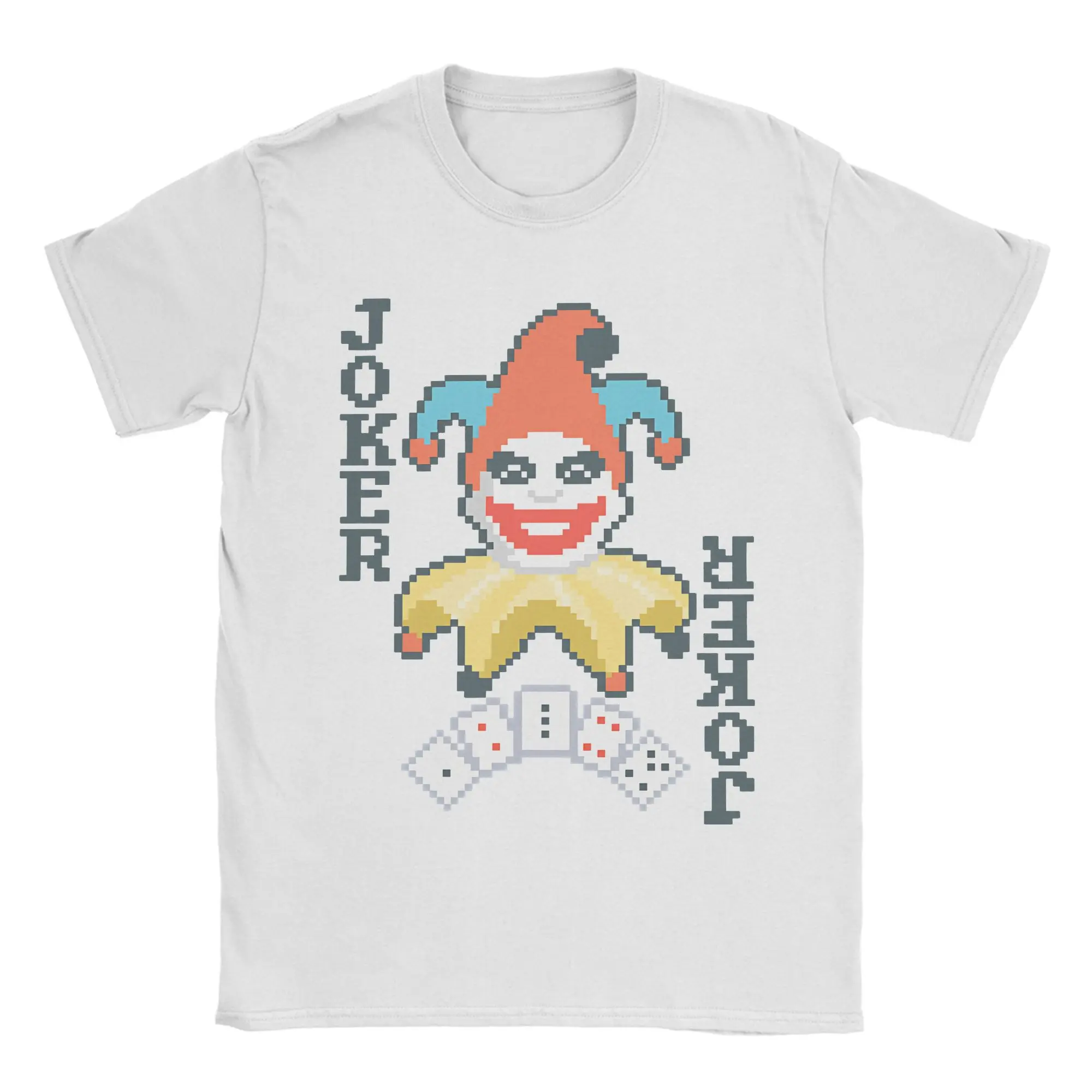 

Balatro Crazy Joker T Shirt for Men Women Pure Cotton Novelty T-Shirt O Neck Tees Short Sleeve Tops Gift Idea