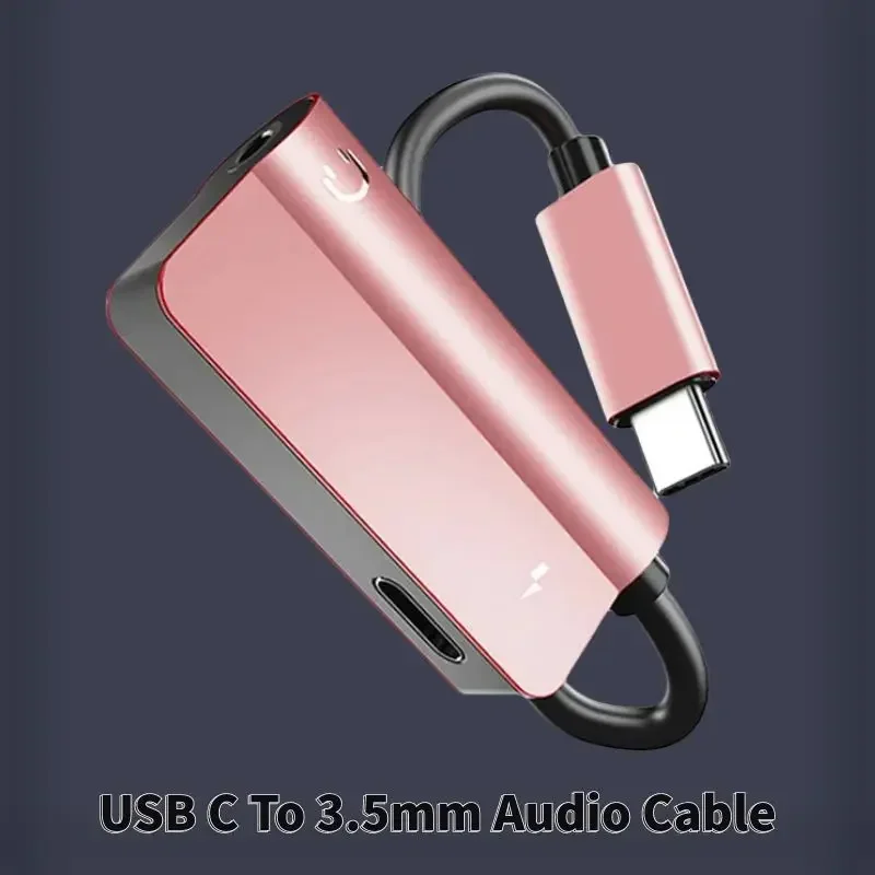 USB C Connector To 3.5mm Jack Audio Cable For Xiaomi mi 6 8 note Adapter Earphone Splitter USB-C Converter Consumer Electronics