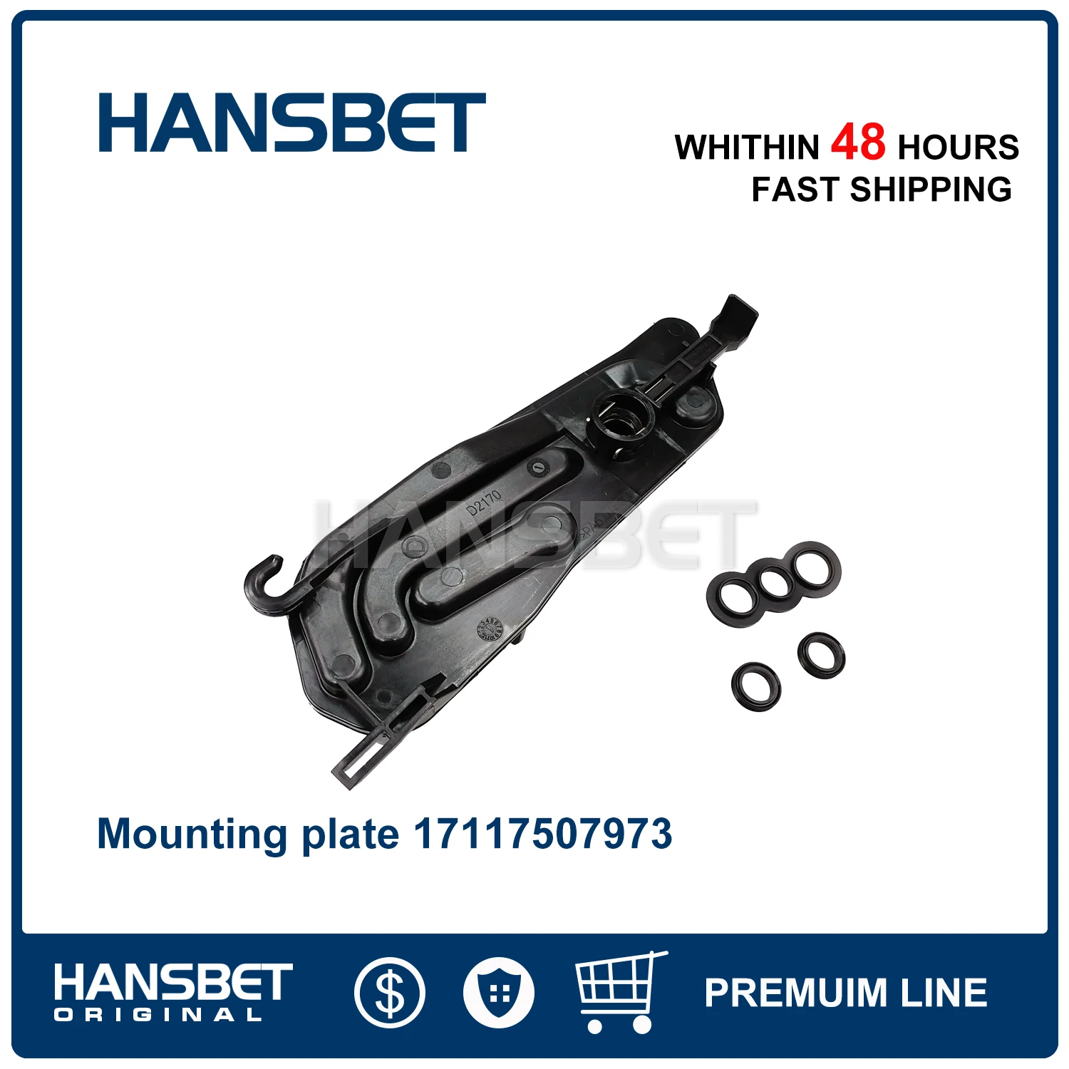 

Монтажная пластина охлаждения термостата радиатора для BMW 525i 528i E60 E61 E63 E64 E65 E66, 17117534907 , 17117507973 HANSBET