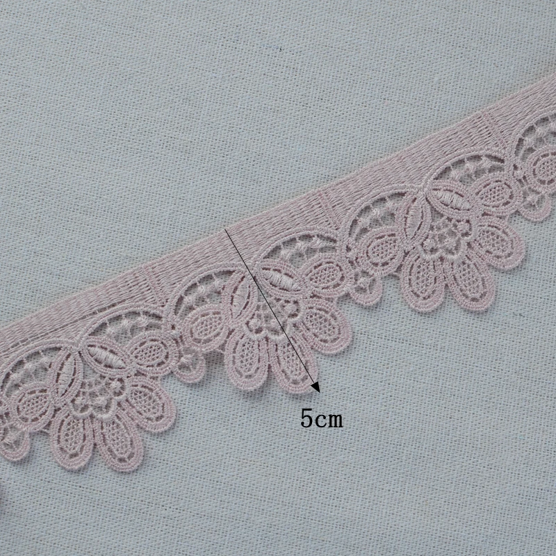 1Meter 5cm wide Camel Embroidered Lace Fabric Lace Trim Ribbon Handmade DIY Garment Sewing Supplies Craft For Costume Decoration