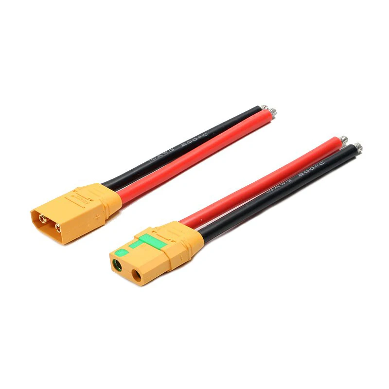 10 قطعة Amass XT90S مكافحة شرارة أنثى ذكر محول القابس سلك 10AWG 150 مللي متر RC أجزاء القوارب XT90 موصل لبطارية ليبو ضفيرة