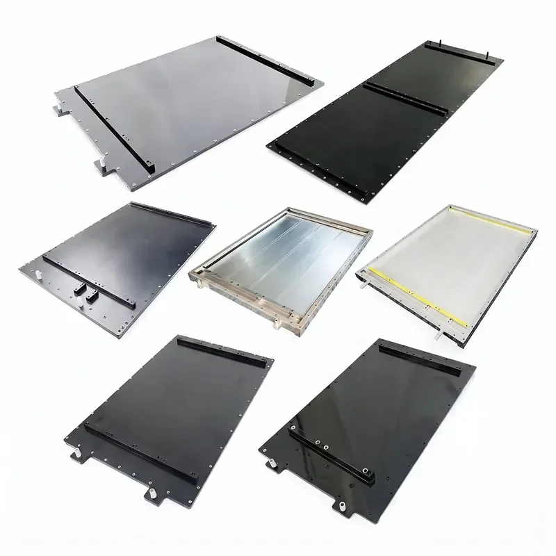 Heavy duty 6063 aluminum liquid-cooled plate stamped serpentine channel water-cooled plate radiator, suitable for industrial