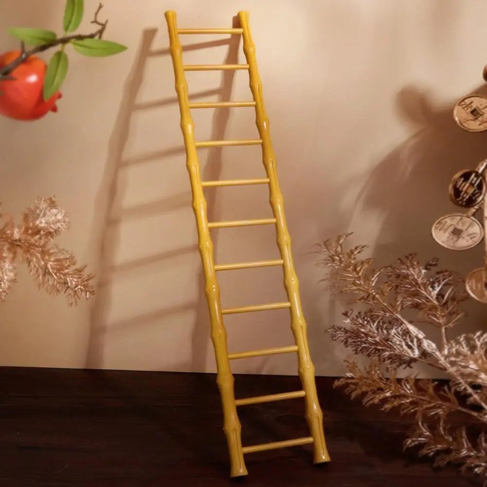 Spring Festival Ladder Ornament Chinese Auspicious Ladder Ornament Chinese Style Step Ladder Sculpture Vintage for Housewarming