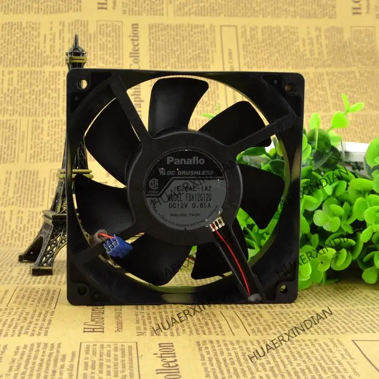 

New 12CM 12038 DC12V 0.65A FBA12G12U Cooling Fan Assembly Kit