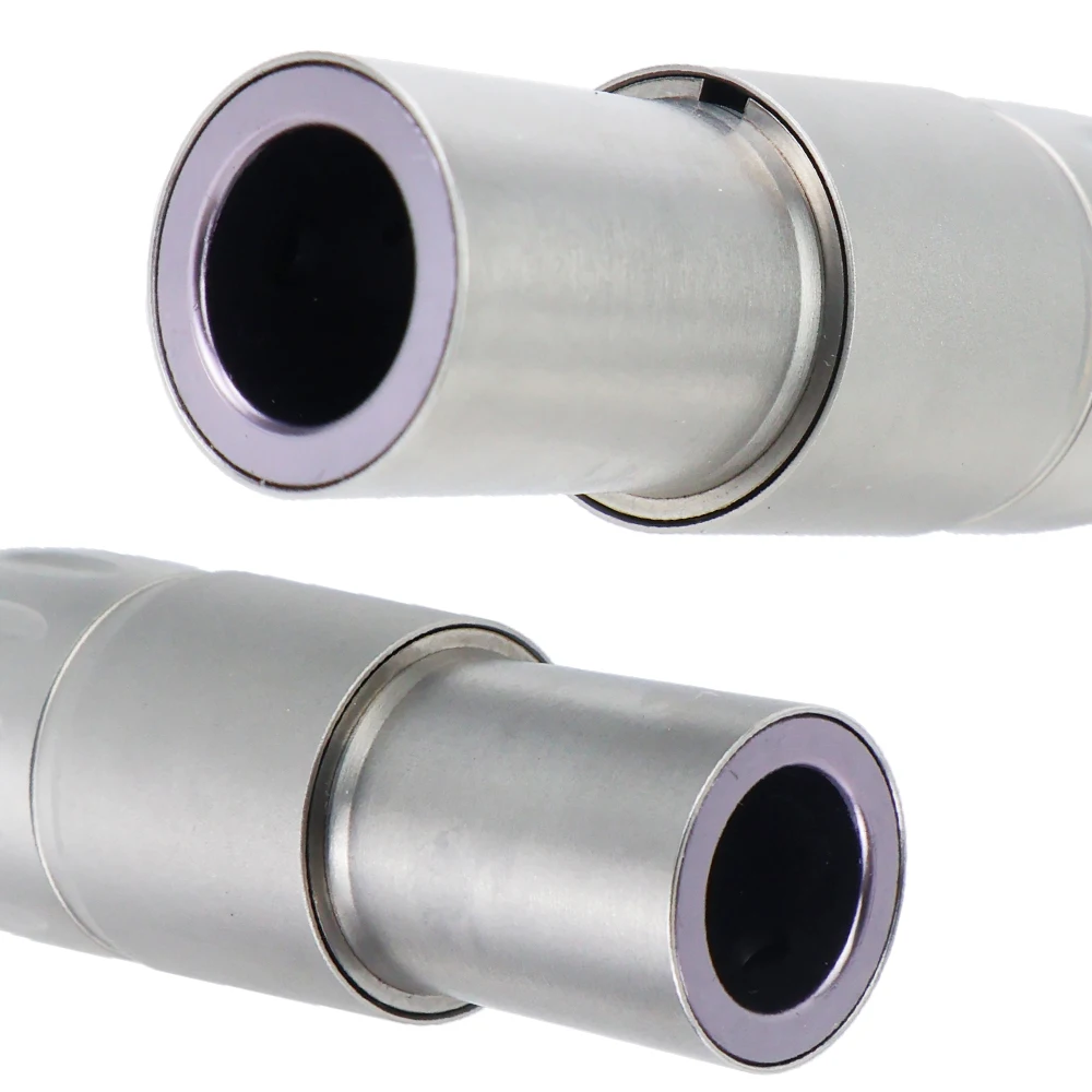 Dental 6‑Hole Quick Connect Coupler Adapter LED Fiber Optic Handpiece Quick Conversion Joint For Dental Chair Unit