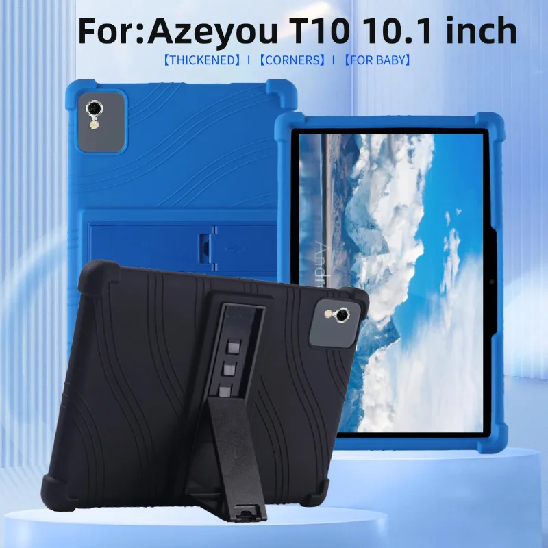 Case for Azeyou T10 10.1,Kids Friendly Silicone Case forAzeyou T10 10 inch Tablet Silicone Adjustable Stand Cover