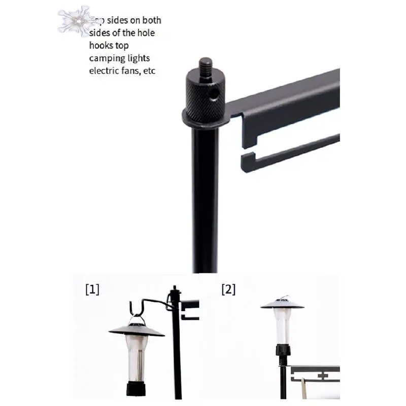 

Storage Rack Folding Multi-Layer Rack Camping Tabletop Double-Layer Storage Rack Cutlery Rack Light Rack