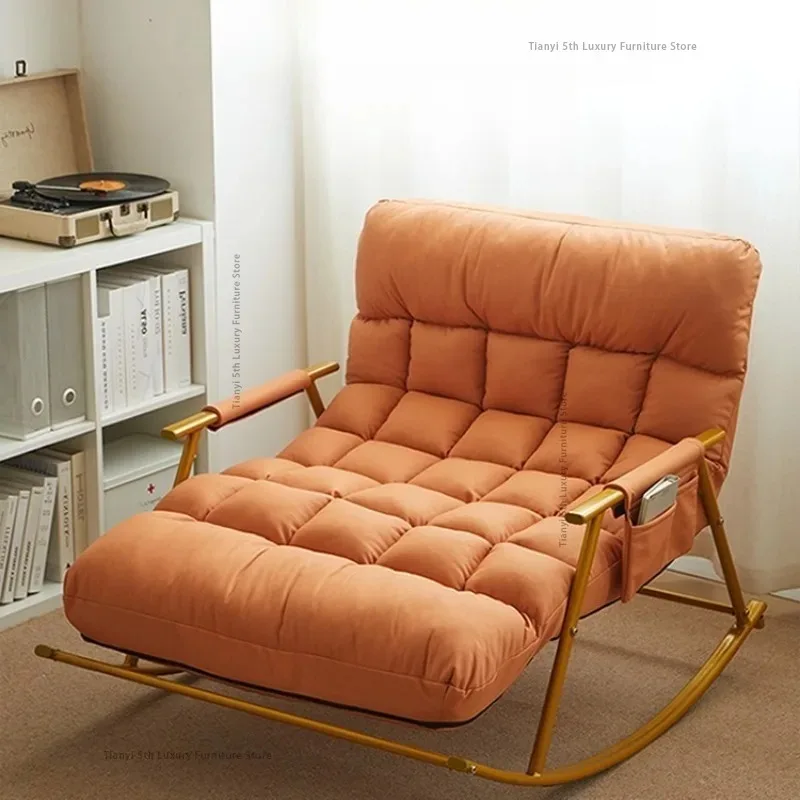 

【Hot Item】Nordic Creative Lazy Rocking Chair Modern Balcony Living Room Recliner Bedroom Leisure Home Furniture Sillas Ro