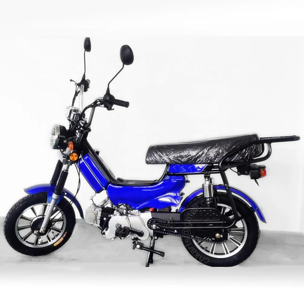 

49cc moped motorcycle mini bike with pedal and long seat no requirement license