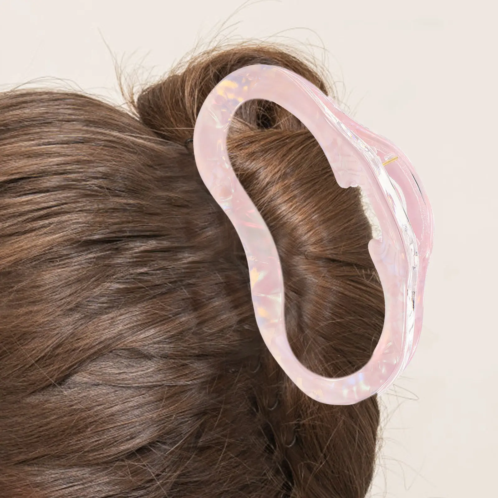 

Korean Style Cloud Shape Hollow Claw Clips Non-Slip Hair Claw Clips for Medium to Thick Hair Styling Grip