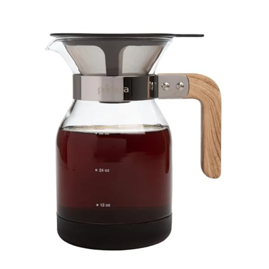

Park Pour Over Park Set with Permanent Reusable Removable Ultra Fine Micro Mesh Stainless Steel Filter Coffee Dripper Pour Over