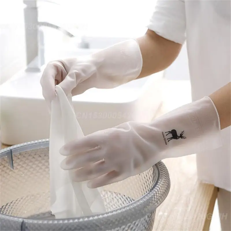 Durable Gloves Effective Cleaning Reliable Rubber Latex Gloves For Dishwashing Dishwashing Gloves Multipurpose Kitchen Gloves