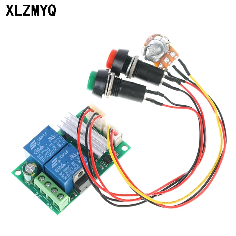 5pcs DC Motor Speed Controller DC 6V 12V 24V PWM Controller Forward And Reverse Switch Motor Controller Adjustable Speed Control