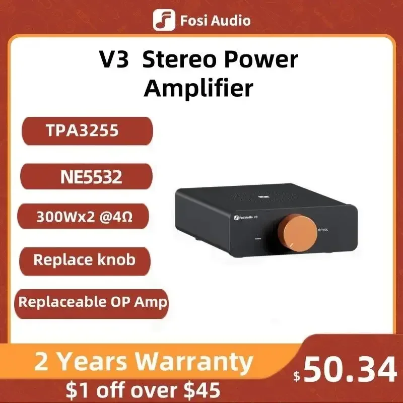 Новый! Аудио стерео усилитель мощности 300 Вт x2 TPA3255 Мини-усилитель динамика класса D 2-канальный аудиоусилитель для пассивной книжной полки