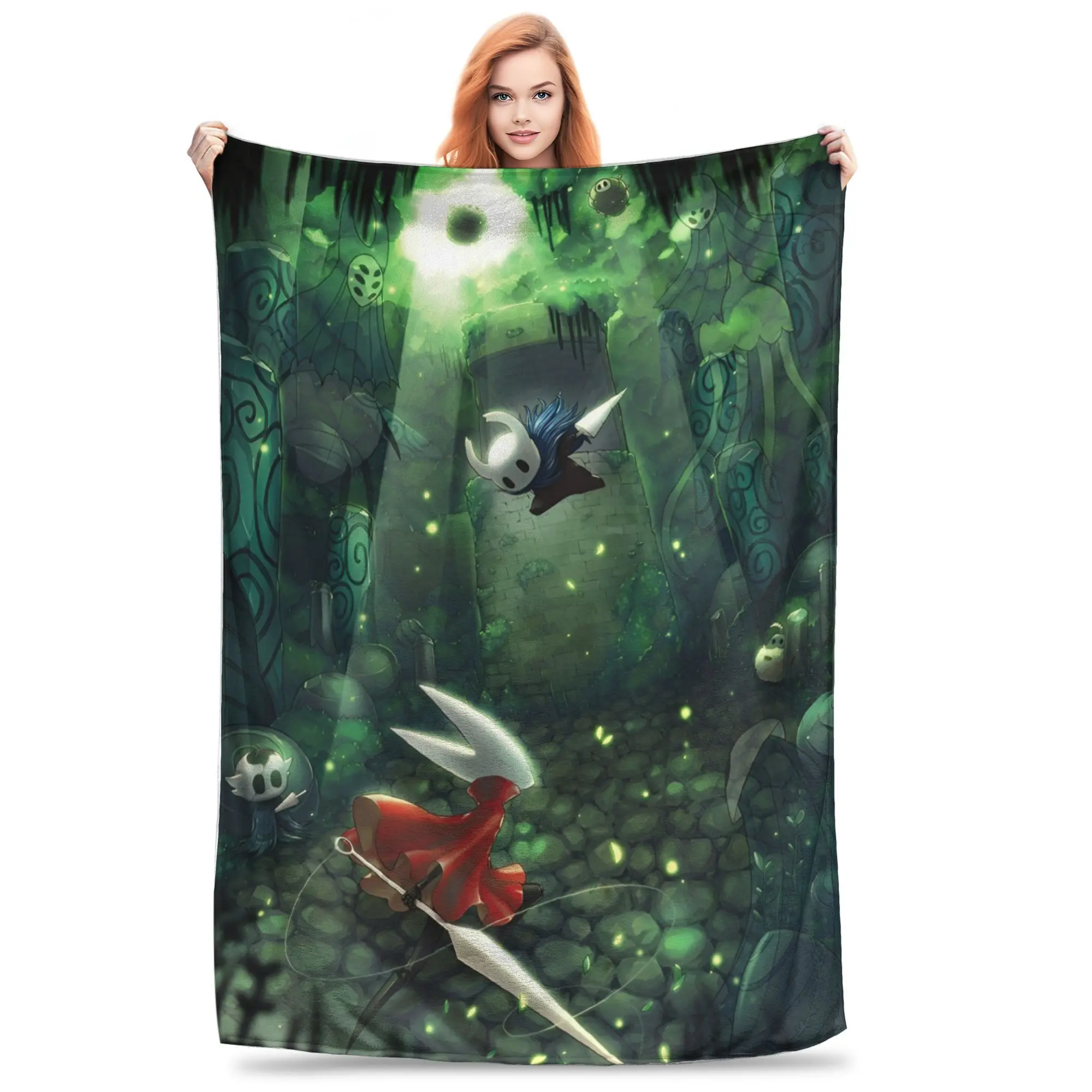

Hollow Knight Funny Games Printed Blanket For Men Women Super Soft Warm Throw Blankets for Bed 50x60 Inches Multiple Sizes
