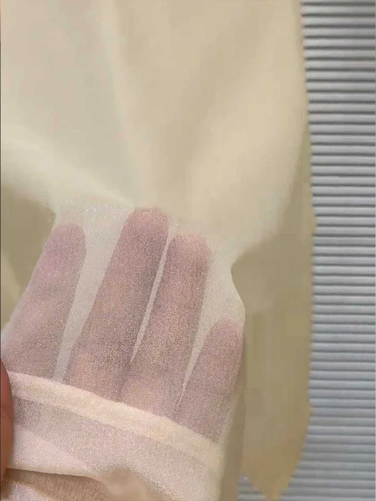 Translucent Ice Silk Sun Protection Shirt Women's Summer New Style Chiffon Transparent Breathable Cover up Cardigan Shirt Jacket