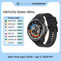 HAYLOU Solar Ultra GPS Smart Watch 1.6” AMOLED Display 60Hz Refresh Rate Bluetooth Calls 5ATM Water Resistance Sports Smartwatch