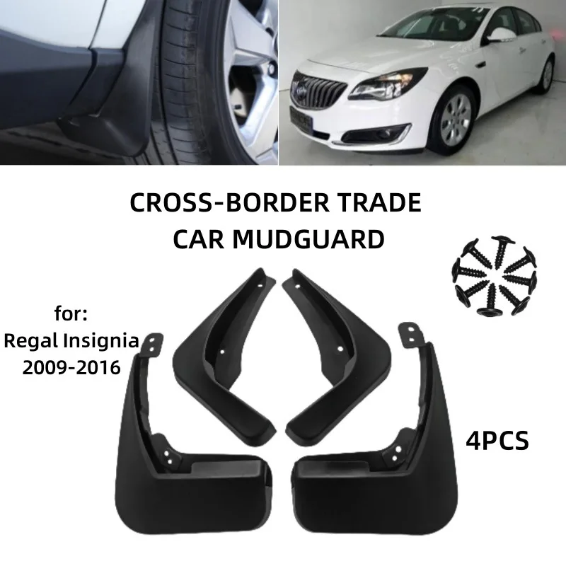 For 2009-2016 Buick Regal Vauxhall Insignia Mudguards Fender Mudflaps Front Rear Flares Splash Guards Cover Car Accessorie