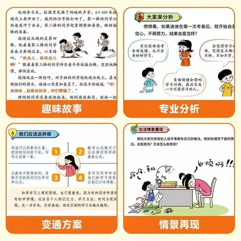 Pensée latérale de bande dessinée ; Livres chinois