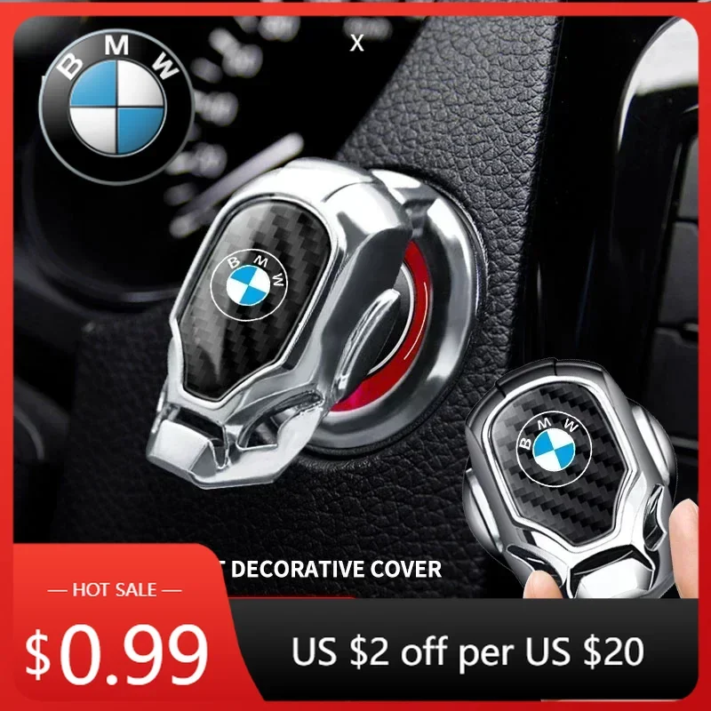 

Декоративные накладки для интерьера, 1 шт., защитная накладка на кнопку запуска двигателя (старт/стоп) для BMW X1 X3 X5 X6 X7 1 3 5 6 7 серий G20 G30 G11 F
