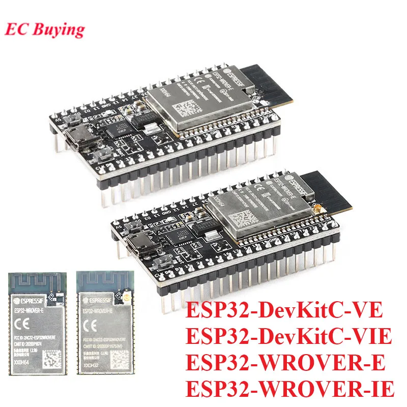 ESP32-DevKitC ESP32-DevKitC-VE ESP32-DevKitC-VIE Development Board WiFi Bluetooth-compatible Module ESP32-WROVER-E/IE 4MB Flash