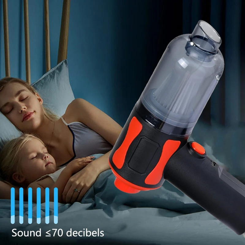 Xiaomi Car Vacuum Cleaner  High-power Suction & Blow Home & Car Use Portable Strong Suction Power Small Wireless Vacuum Cleaner
