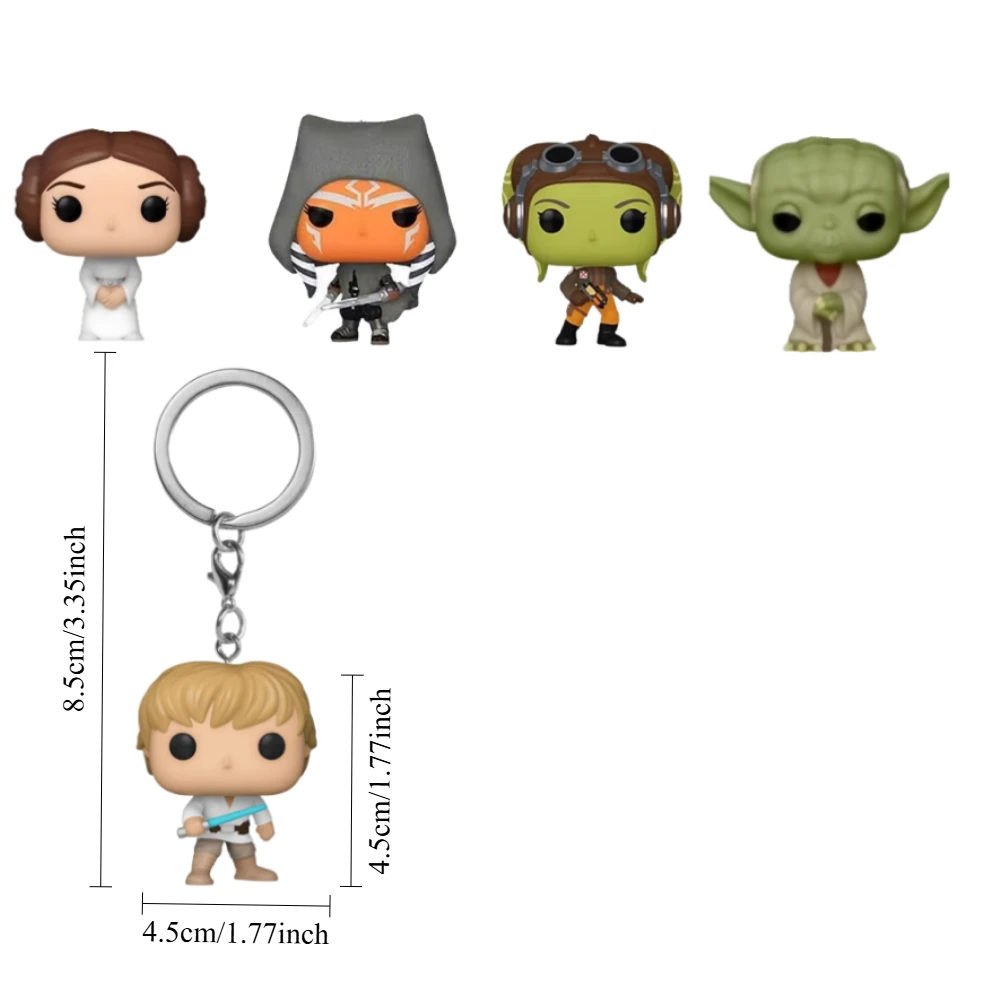13 أنماط المفاتيح الطفل يودا المفاتيح لعبة بوبا فيت Ig-11 ماندالوريان دارث فيدر سترومتروبر Keyrings حقيبة اكسسوارات هدية