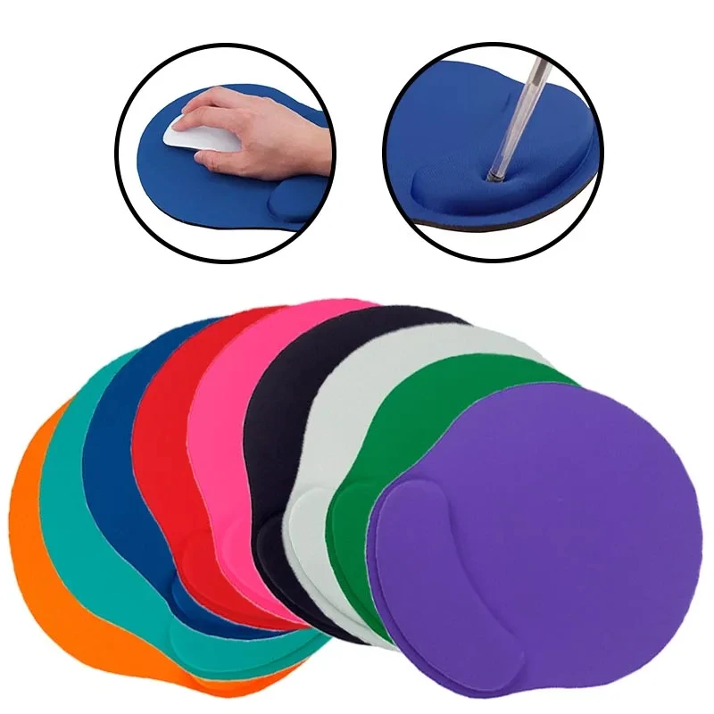 Solid Color Mouse Pads EVA Wristband Comfortable Mice Mat for Game Computer PC Laptop Hand Wrist Protective Mousepad Best Gift