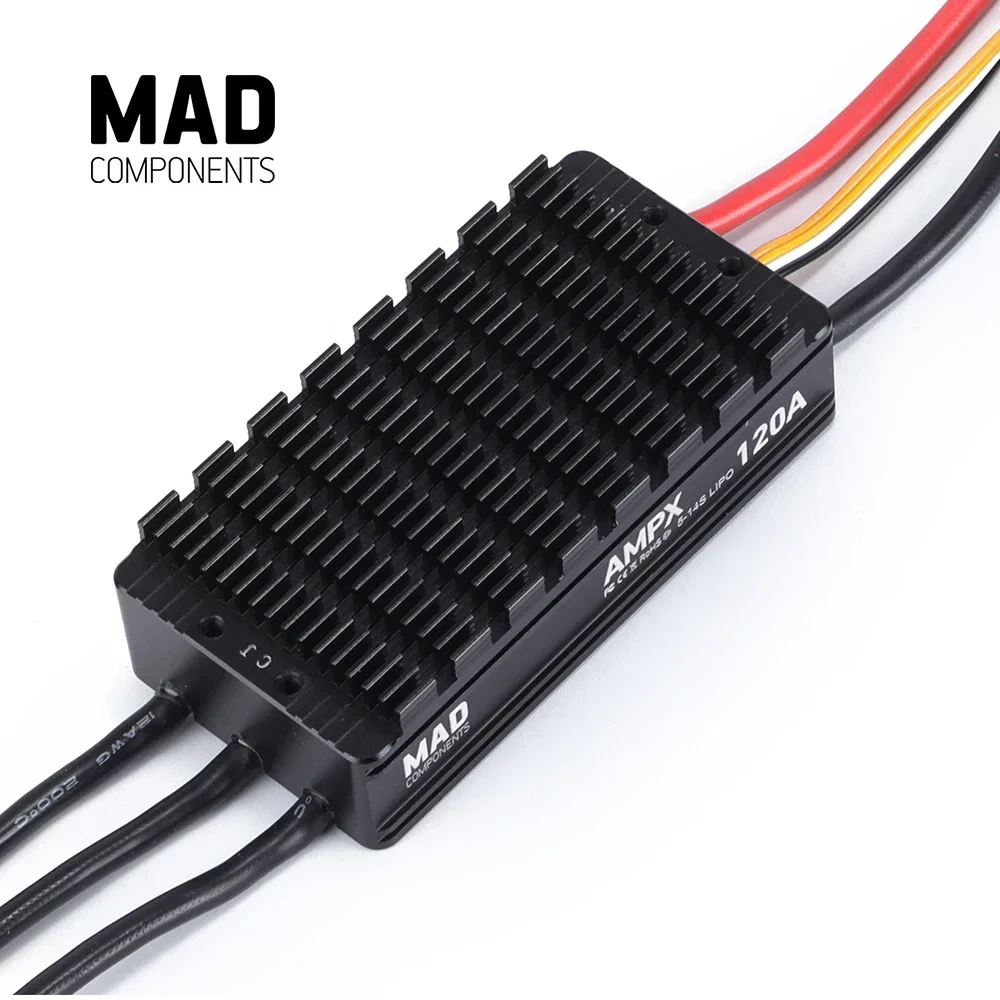 yyhc Hot selling MAD 120A 5-14S ESC precise control multi-protection for dc brushless drone motor electronic speed controller