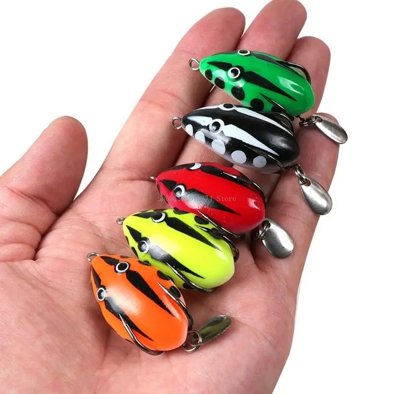 

4CM Soft PVC Fishing Baits Simulated Frogs Fishing Lures with Hook Enduring