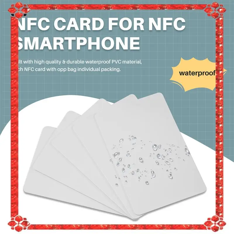 24 시간 배달 30Pcs NTAG215 카드 비접촉식 Nfc 카드 태그 504Byte 읽기-쓰기 PVC 카드 휴대용