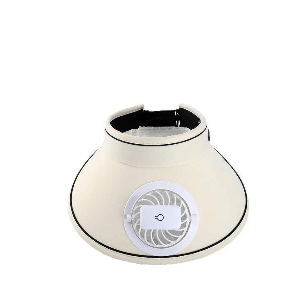 Уличный солнцезащитный козырек, кондиционер, вентилятор, защита от солнца, дорожный вентилятор, солнцезащитная шляпа для девочек, защита от ультрафиолета, пустая шляпа от солнца